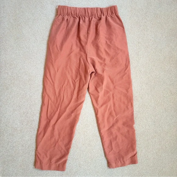 Madewell Tapered Huston Pull-On Crop Pants Burnt Clay Small - Picture 4 of 11